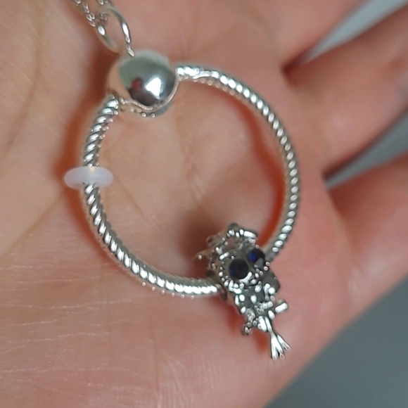 Bundle 3 pieces Deal - 45 CM Graduation Owl Charm + Pendant + Necklace - Picture 3 of 6